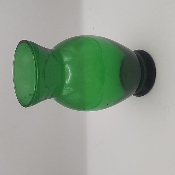 Vintage Anchor Hocking Green Vase 5.5" - Picture 4 of 8